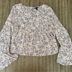 Aeropostale Pink Floral Blouse